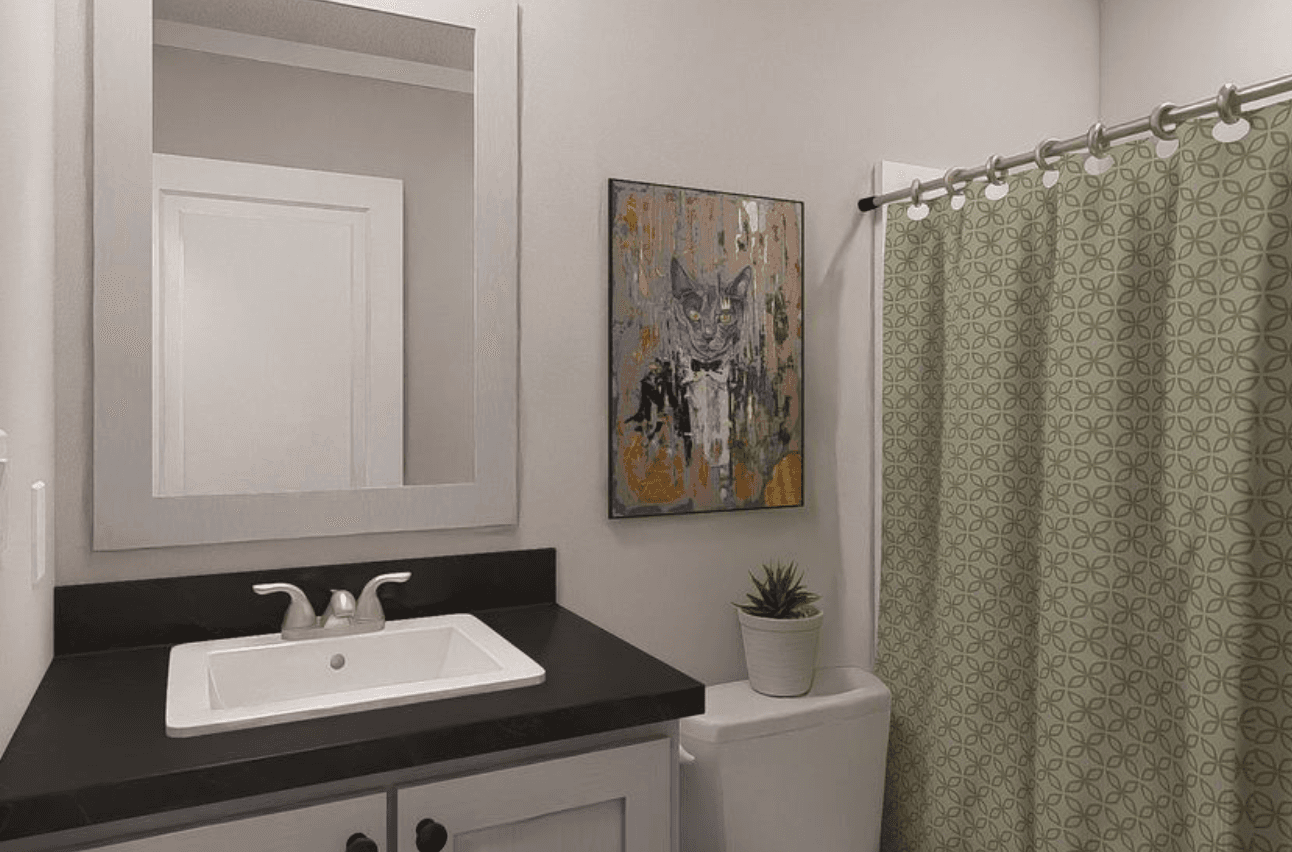 Born to run bathroom home features