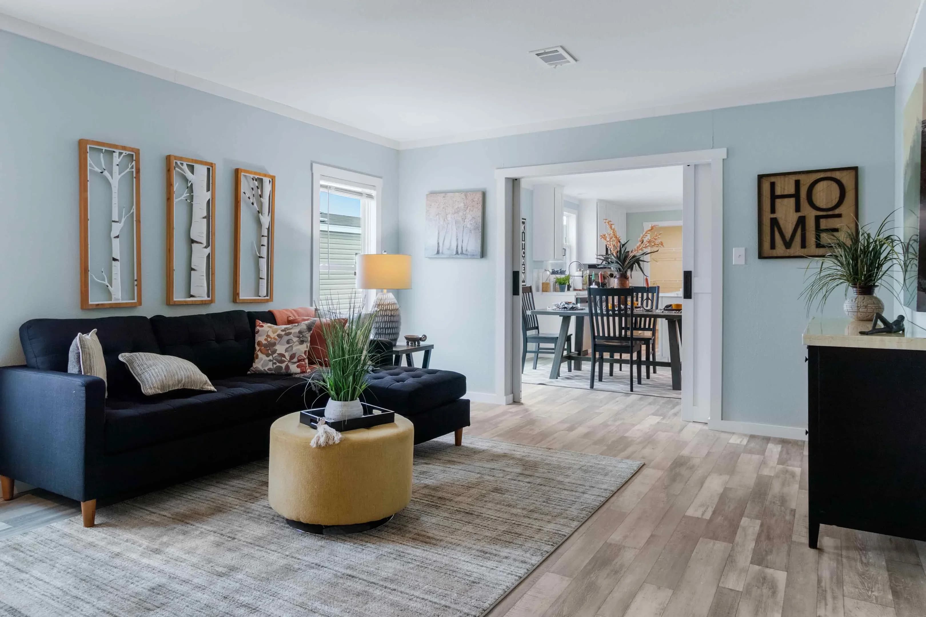 The grayson interior home features