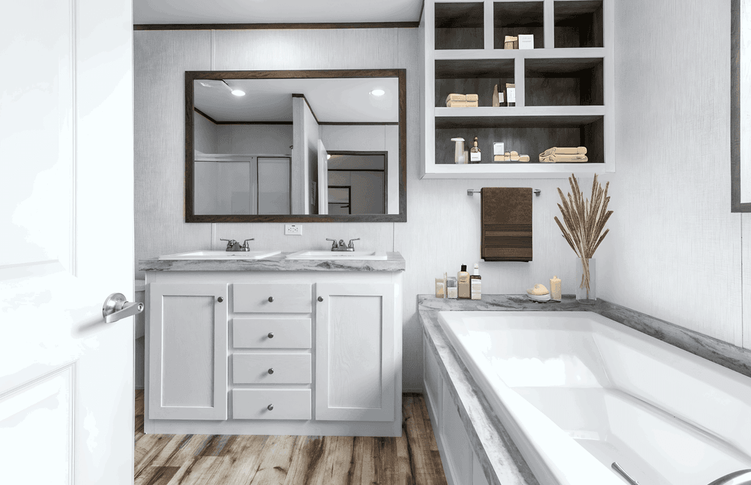 Cypress bathroom home features