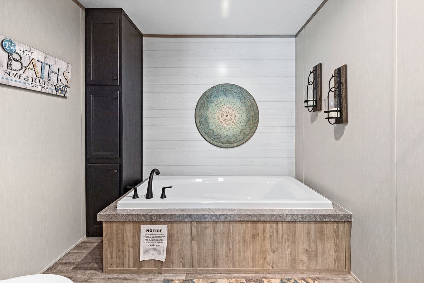 Crazy eights bathroom home features