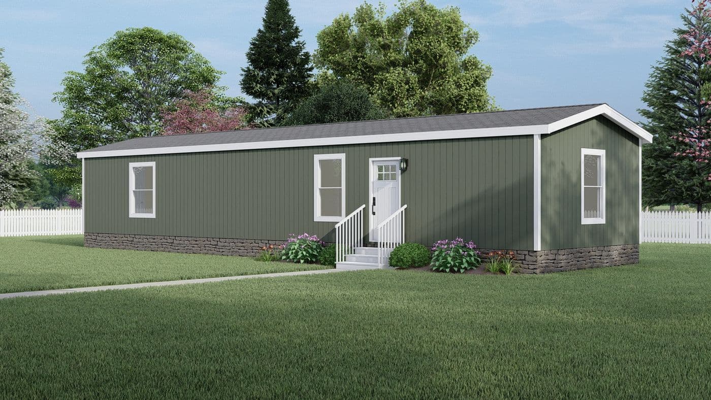 Lewis elevation and exterior home features