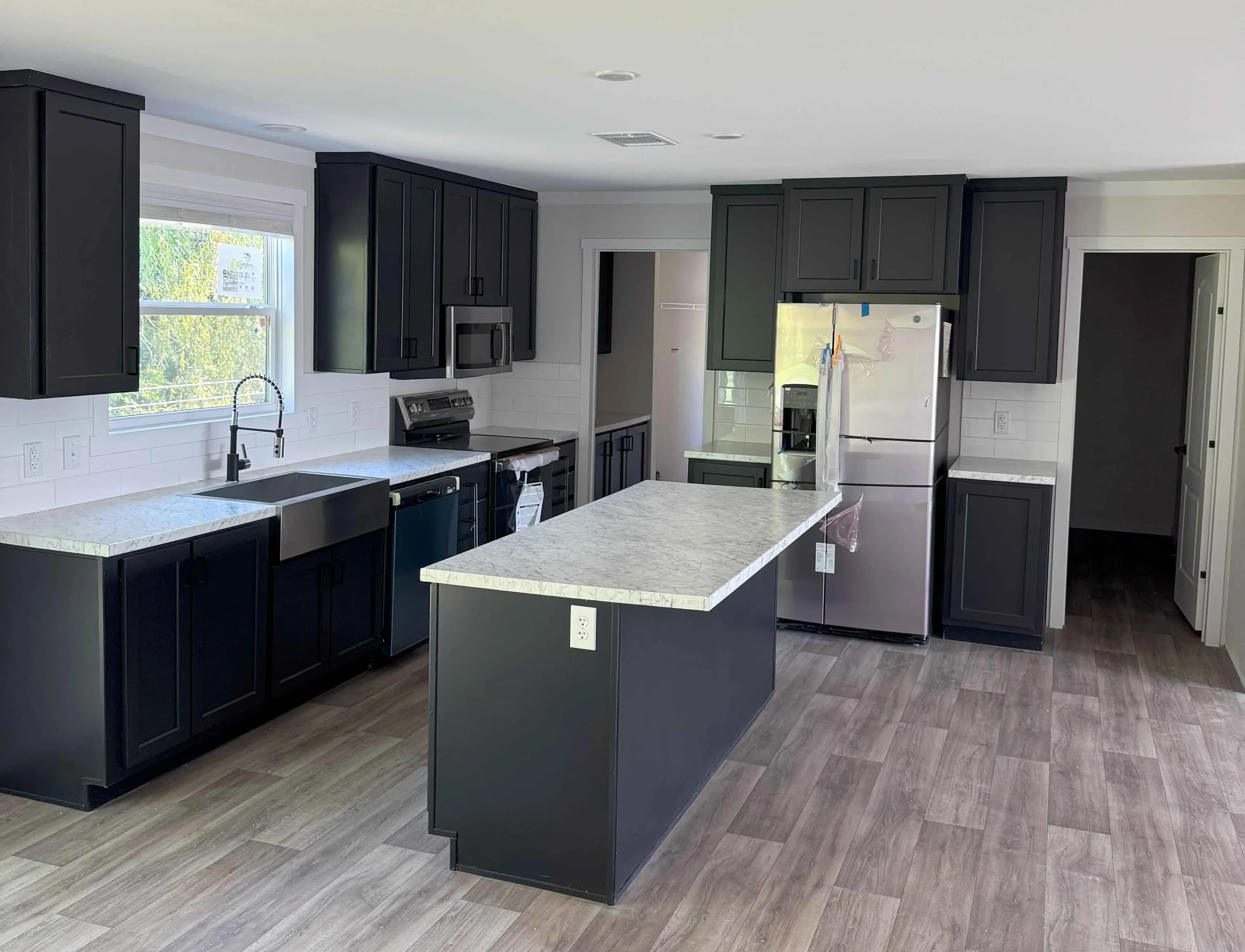 The sterling kitchen and interior home features