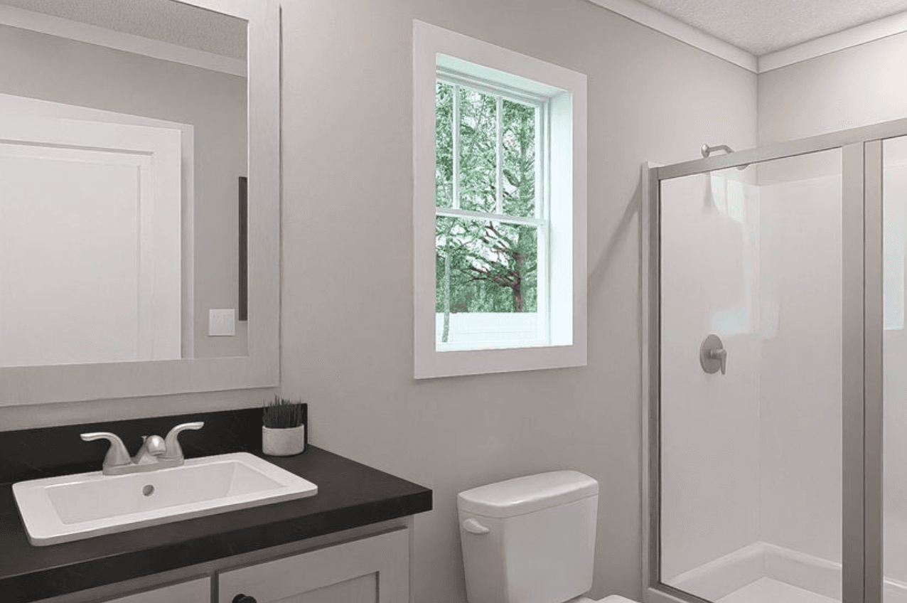 Born to run bathroom home features