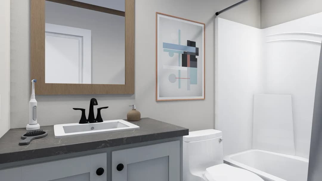 Everett elite bathroom home features